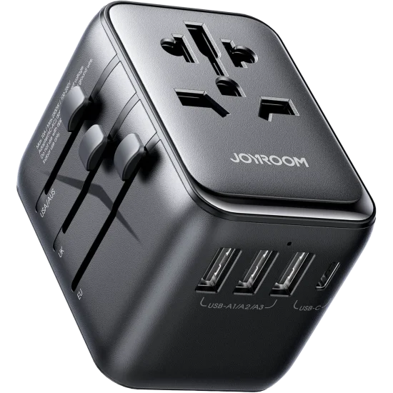 Charger Mobile Joyroom 3xUsb 1×PD Charging 65w JR-TCW02 Black